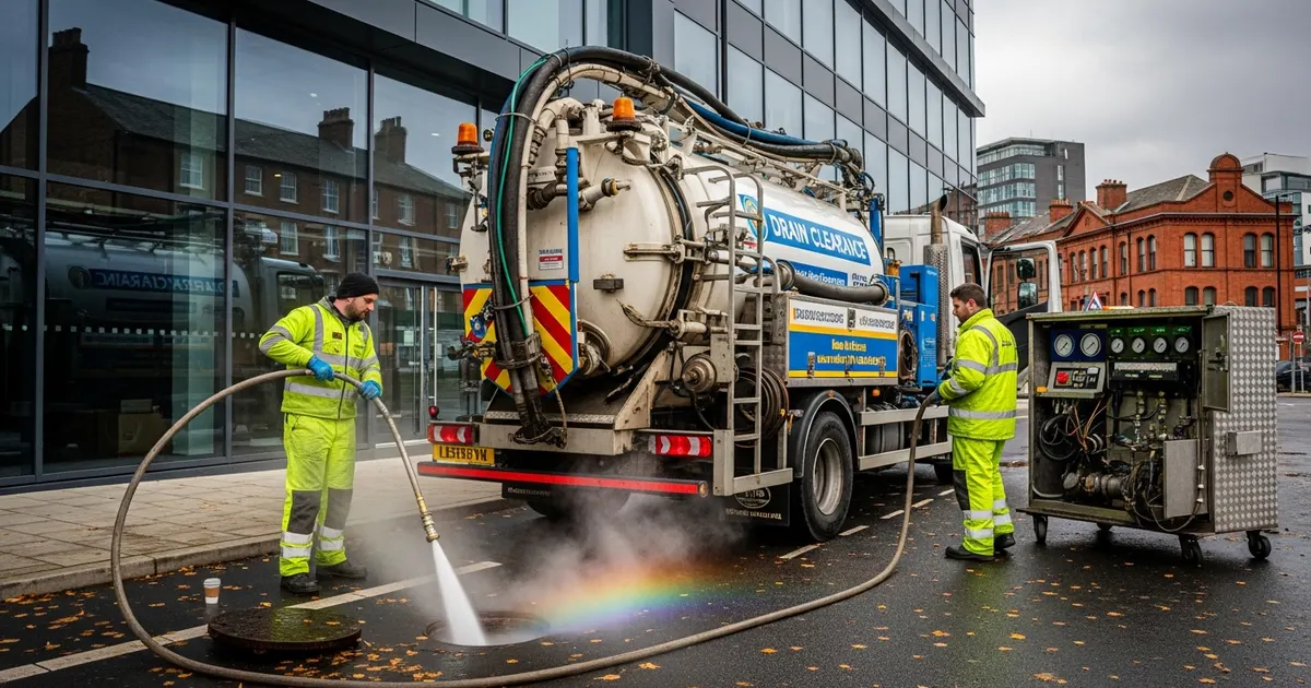 Commercial Drain Jetting: Keeping Your Merseyside Business Compliant